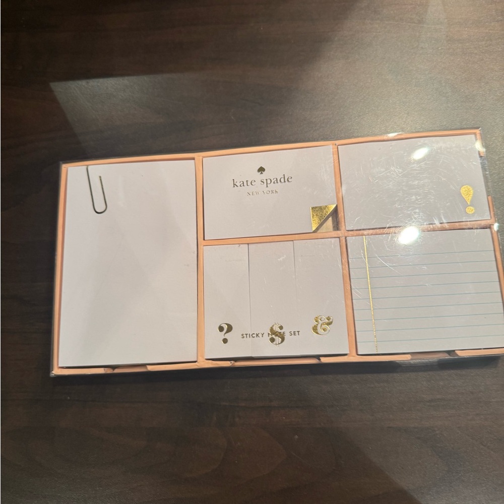 Kate spade sticky notes set